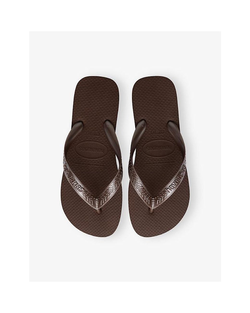 Havaianas Brown Top Rubber Flip-Flops
