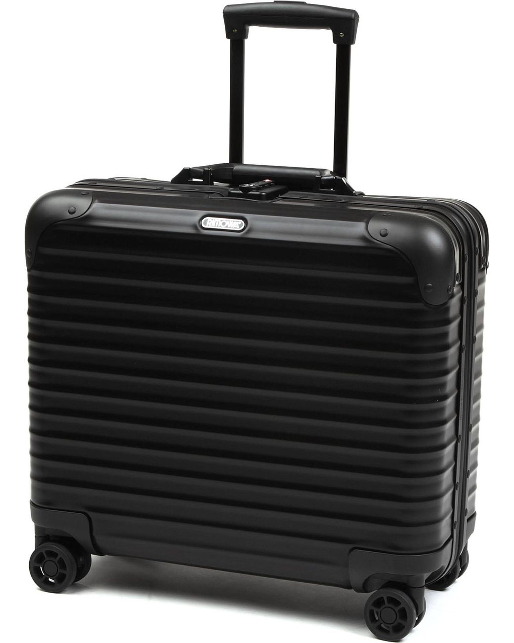 RIMOWA Topas Stealth Four-wheel Business Trolley in Black for Men | Lyst