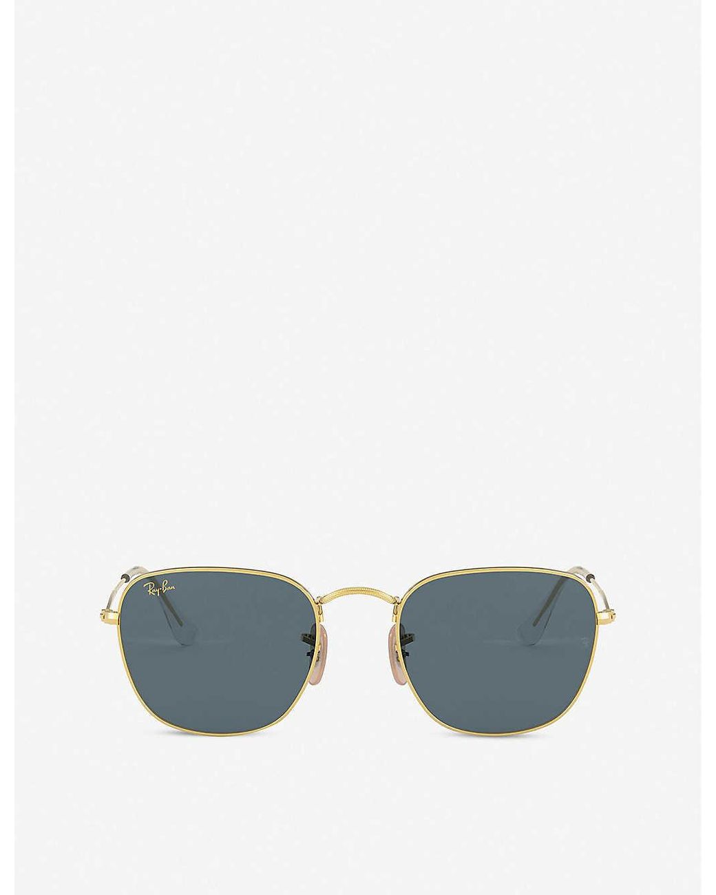 Ray-Ban Rb3857 Frank Legend Metal And Acetate Square Sunglasses in Gold (Metallic) for Men - Lyst