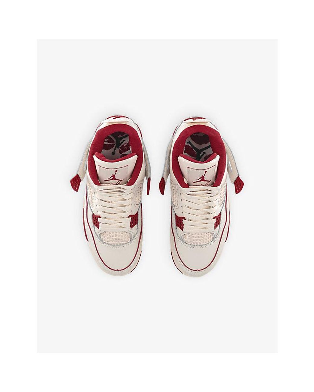 Nike Pink Air 4 Retro Leather And Mesh Trainers