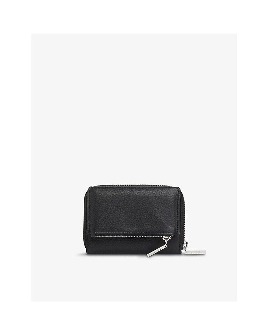 Whistles Black Bibi Leather Purse