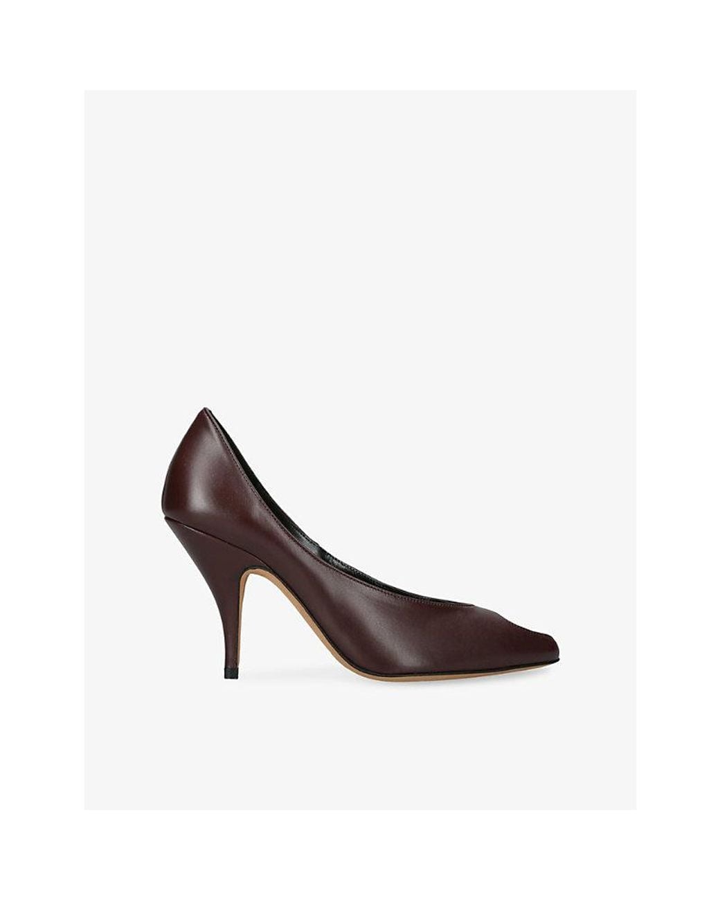 Jude Brown Icon Heeled Leather Pumps