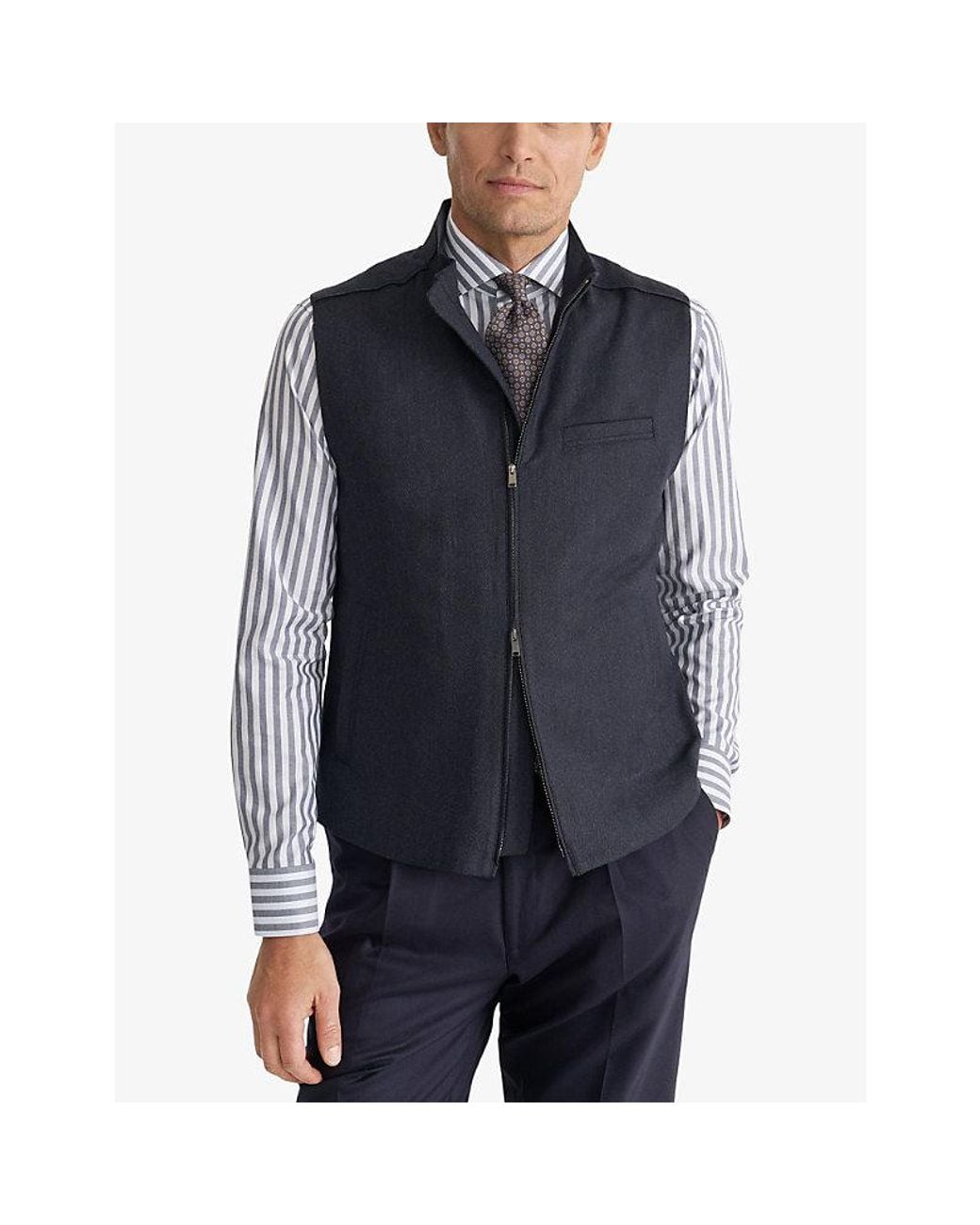 Eton of Sweden Blue Signature Striped Slim-Fit Cotton Oxford Shirt for men