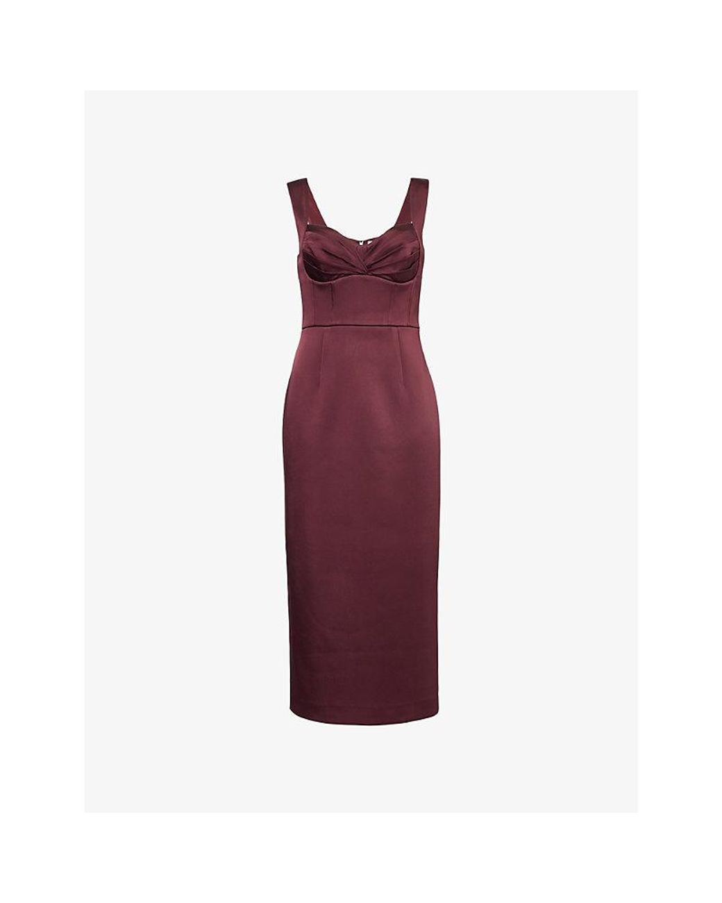 rebecca vallance burgundy dress Rebecca Vallance main image 1