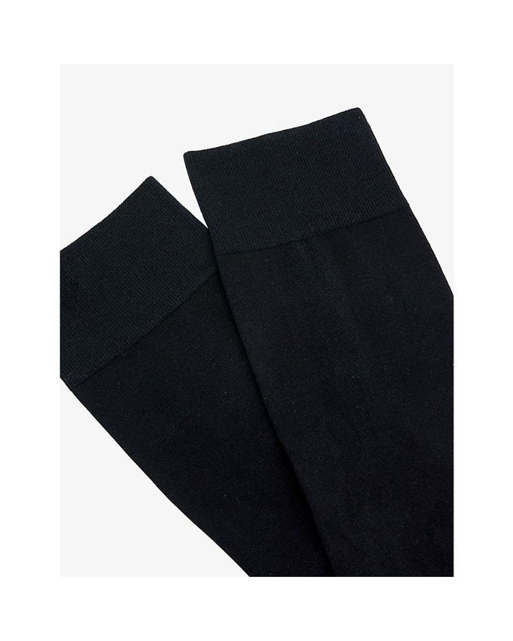 Falke Black Cotton Touch Socks