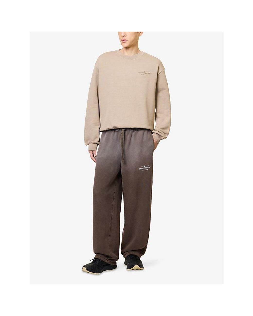 Screenprint Emblems The Couture Club Copyright Graphic Cotton Jumper in Natural for Men | Lyst