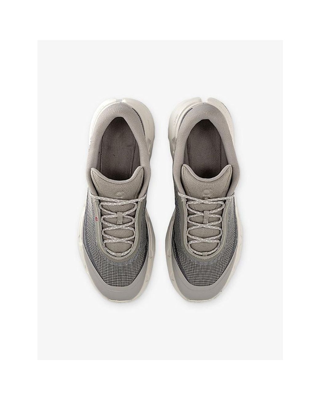 On Shoes Gray Cloudsoma Mesh Trainers for men