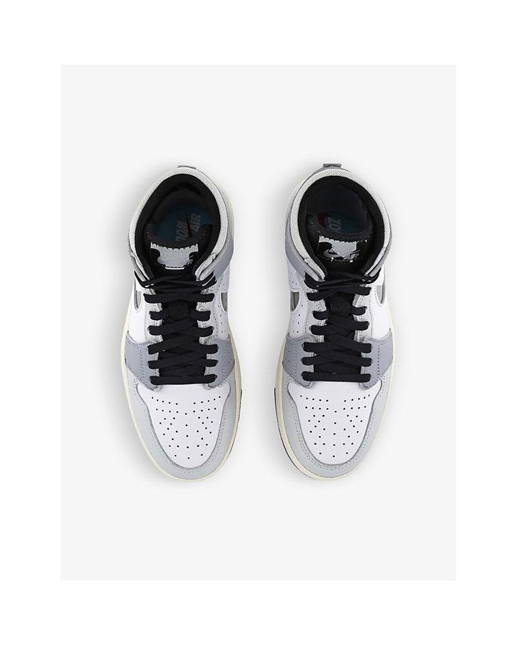 Nike Air Jordan 1 Zoom Cmft 2 Leather High-top Trainers in White | Lyst