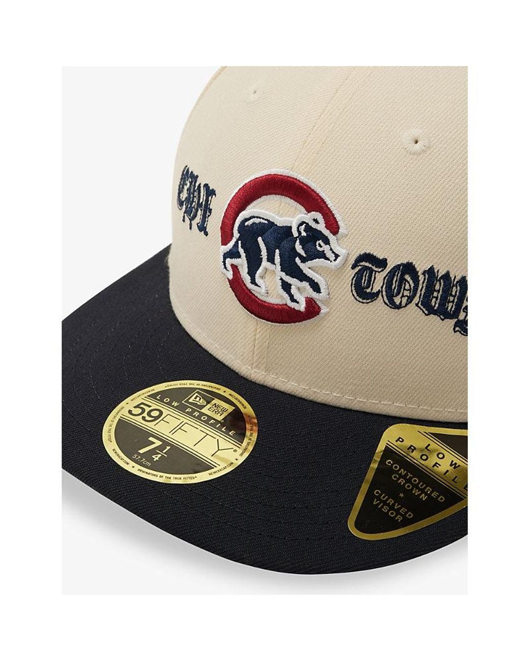 KTZ Natural 59Fifty Coops Chicago Cubs Woven Cap for men