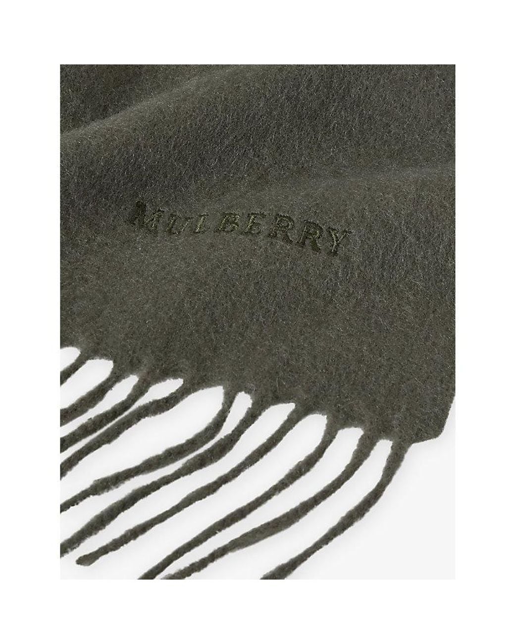 Mulberry Green Cashmere Scarf