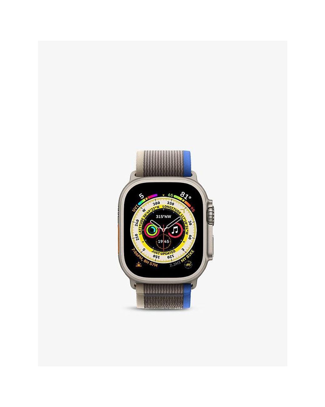 Apple Watch Ultra 49mm With Trail Loop Strap in Blue | Lyst