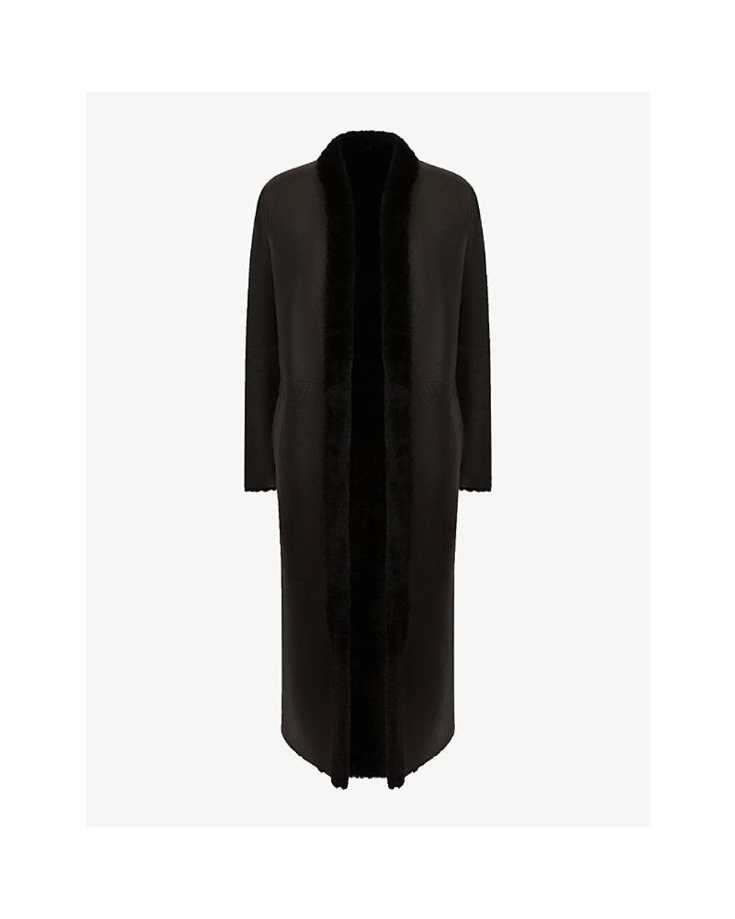 Reiss mabel deals coat black