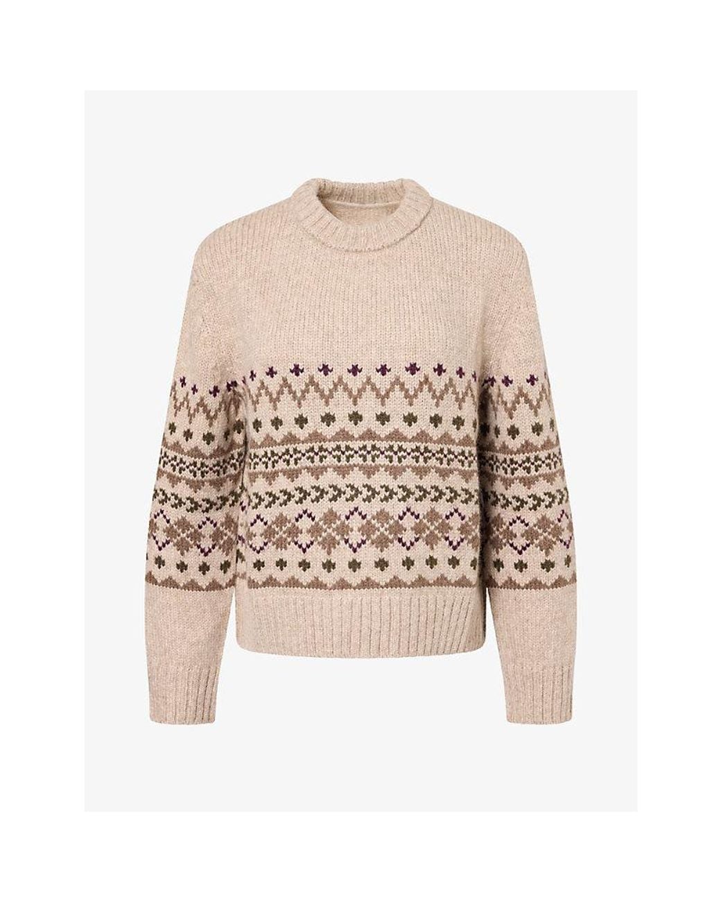 Jenni Kayne Natural Sterling Crewneck Knitted Jumper