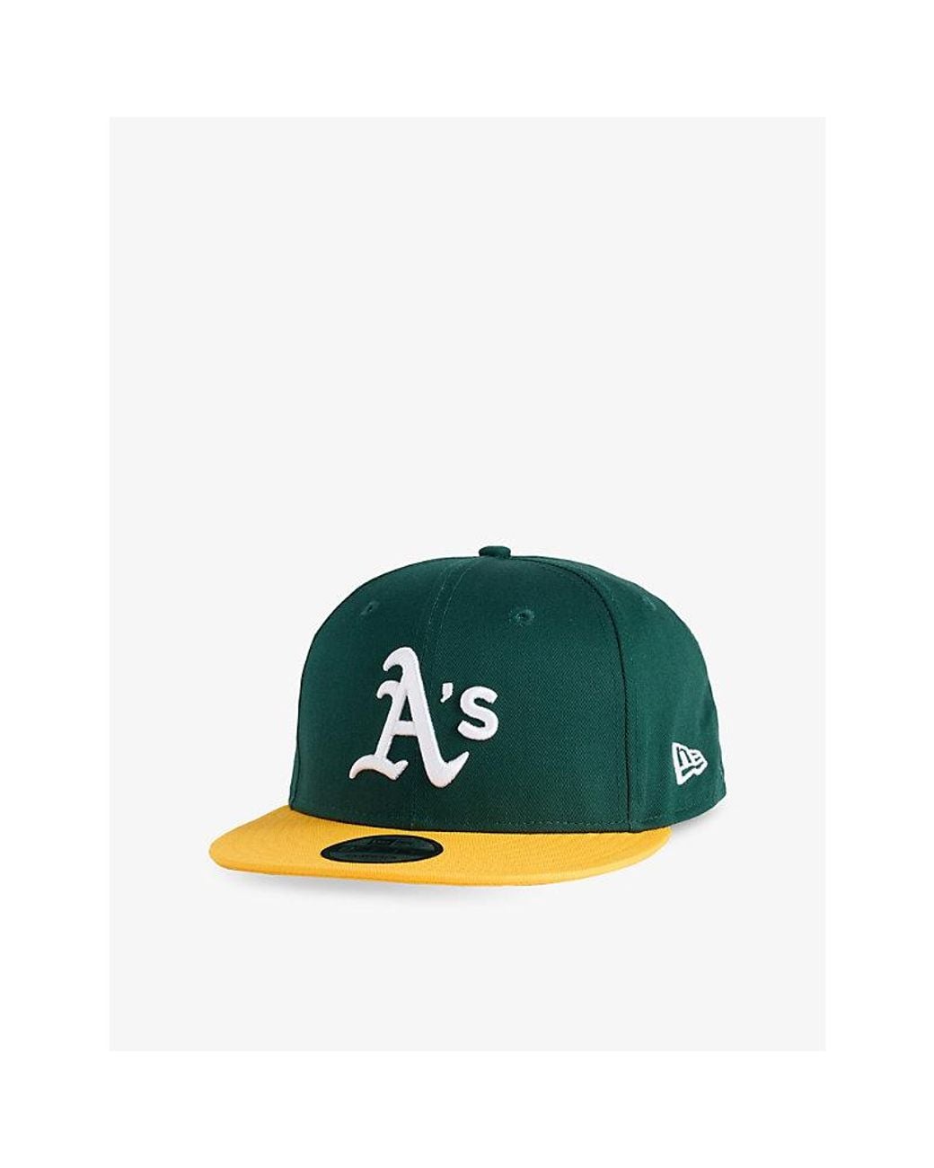 KTZ Green 9Fifty Oakland Athletics Mlb Cotton Baseball Cap for men