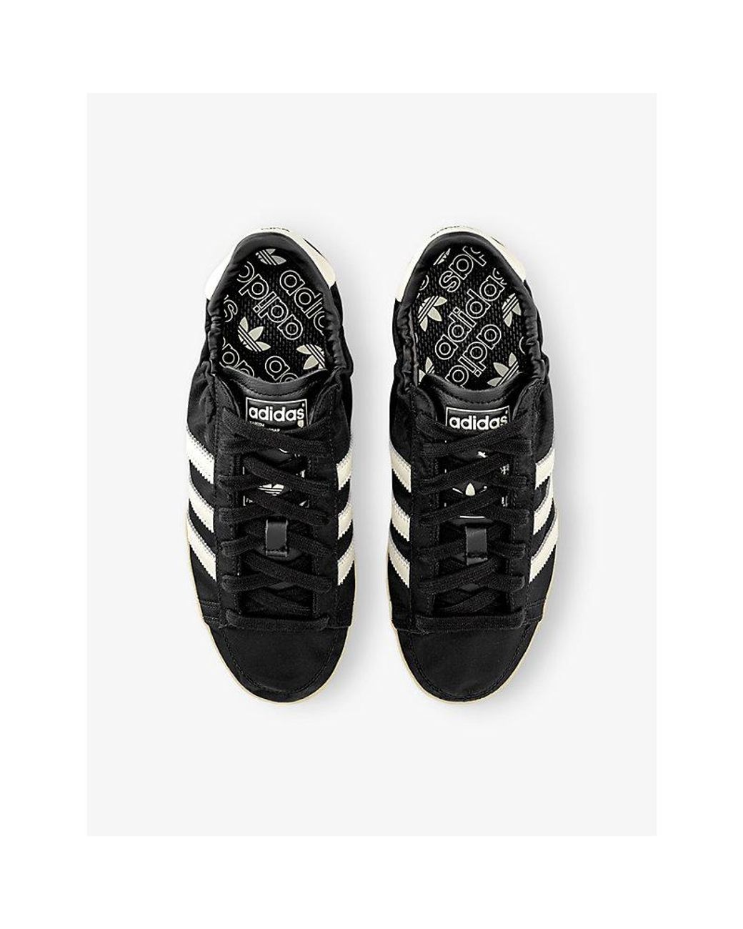Adidas Black Jabbar Lo Leather Trainers