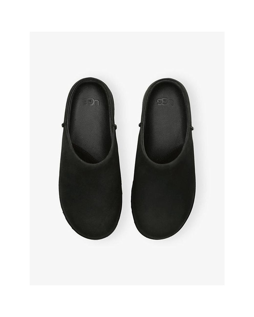 Ugg Black Otzo Suede Clogs