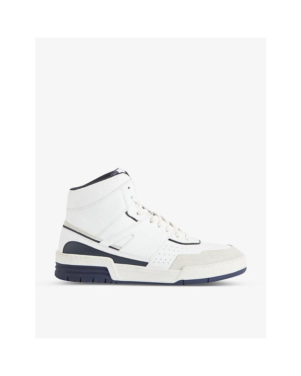 Claudie Pierlot Arcade Tall Leather High-top Trainers in White | Lyst