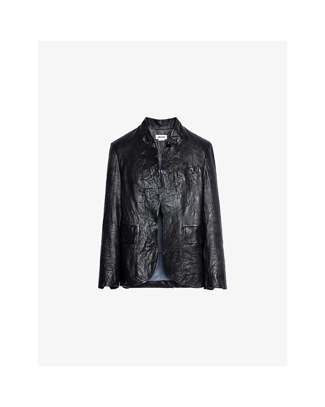 Zadig & Voltaire Black Verys Leather Jacket