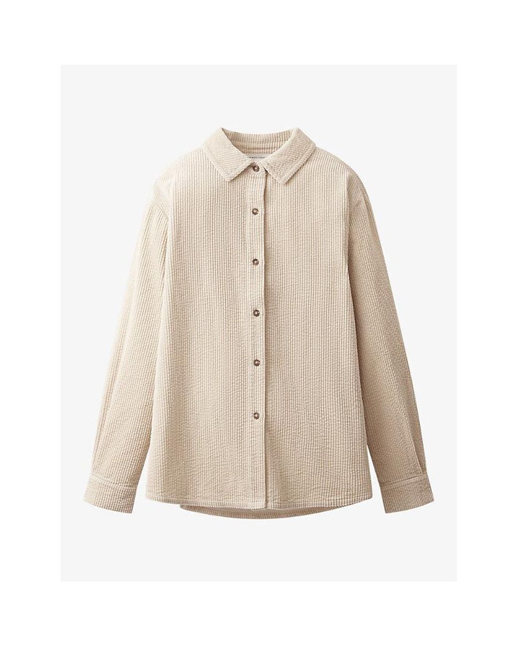 The White Company Natural Cord Relaxed-Fit Cotton Shirt