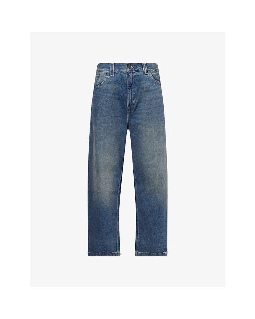 Carhartt Blue Brandon Straight-Leg Denim Jeans for men