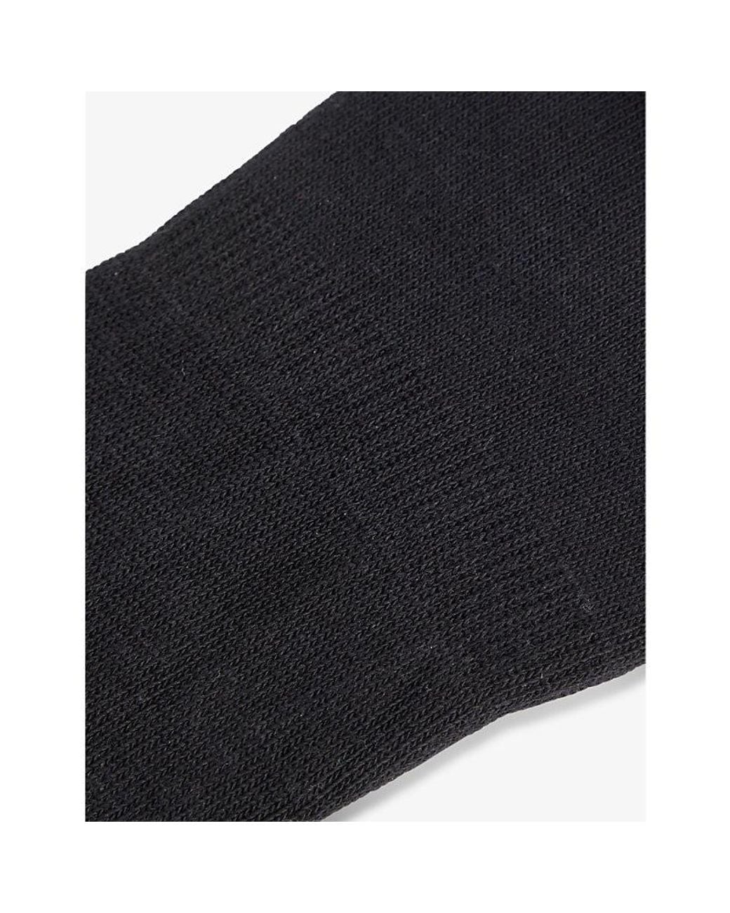 Falke Black Step Cotton-Blend Socks