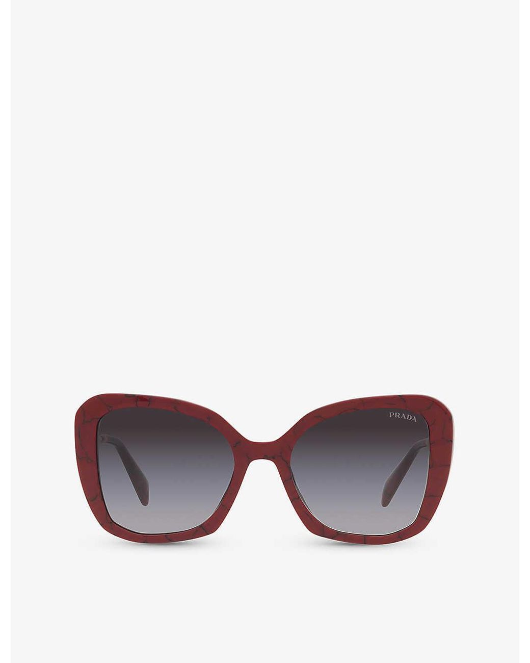 Prada 0pr 03ys Butterfly-frame Acetate Sunglasses in Purple | Lyst UK