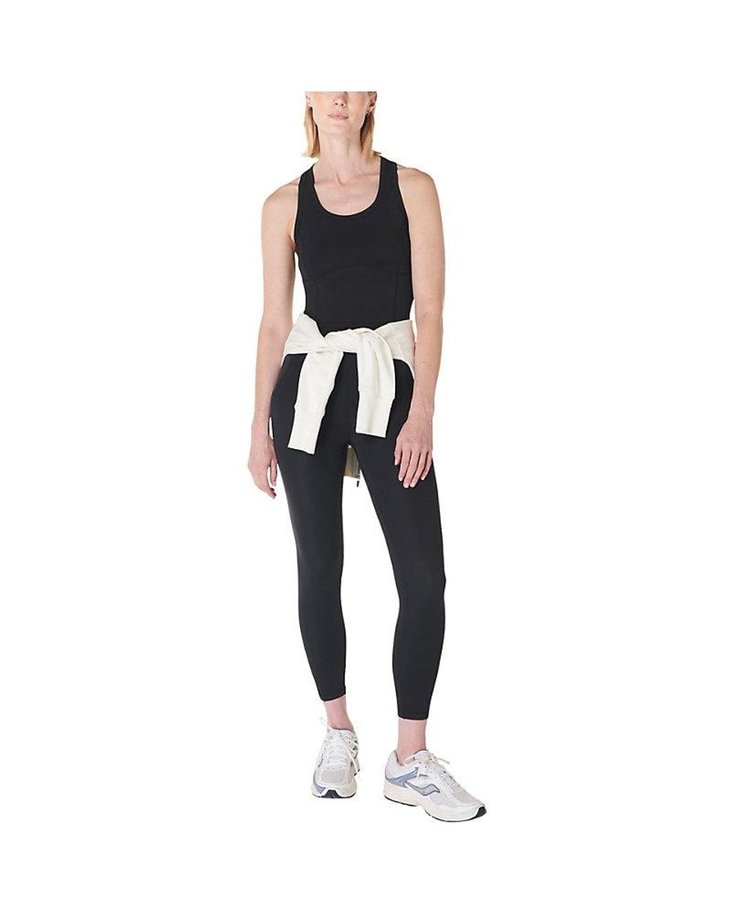 Sweaty Betty Black All Day 7/8 High-Rise Stretch-Jersey Leggings