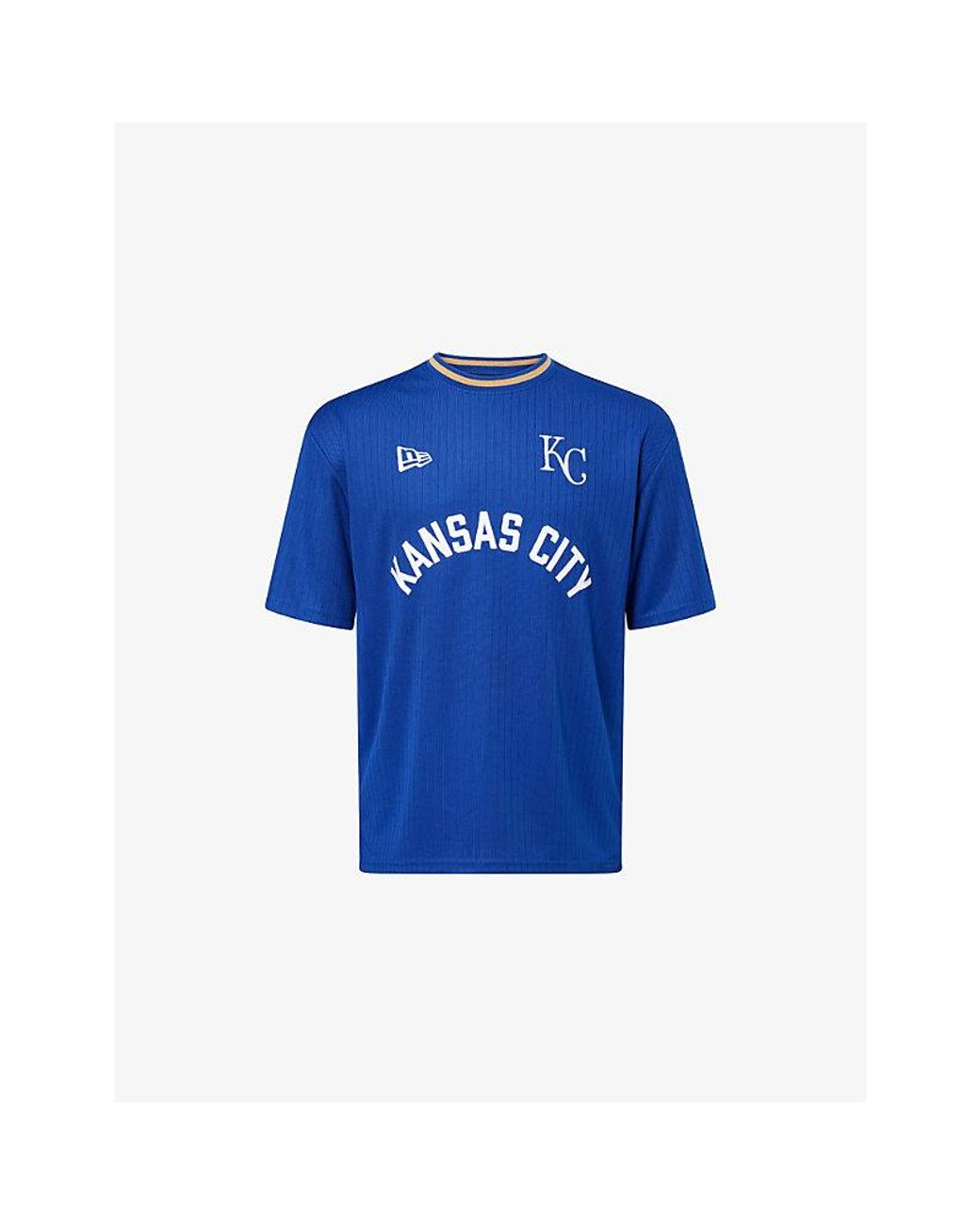 KTZ Blue Kansas City Royals Mlb Oversized Jersey T-Shirt for men