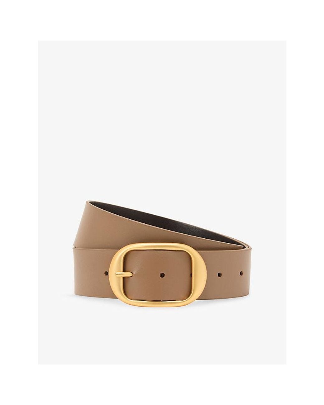 Reiss Natural Athena Leather Belt