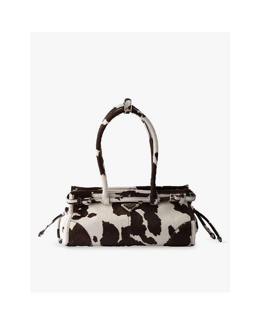 Prada Black Bonnie Medium Leather Shoulder Bag