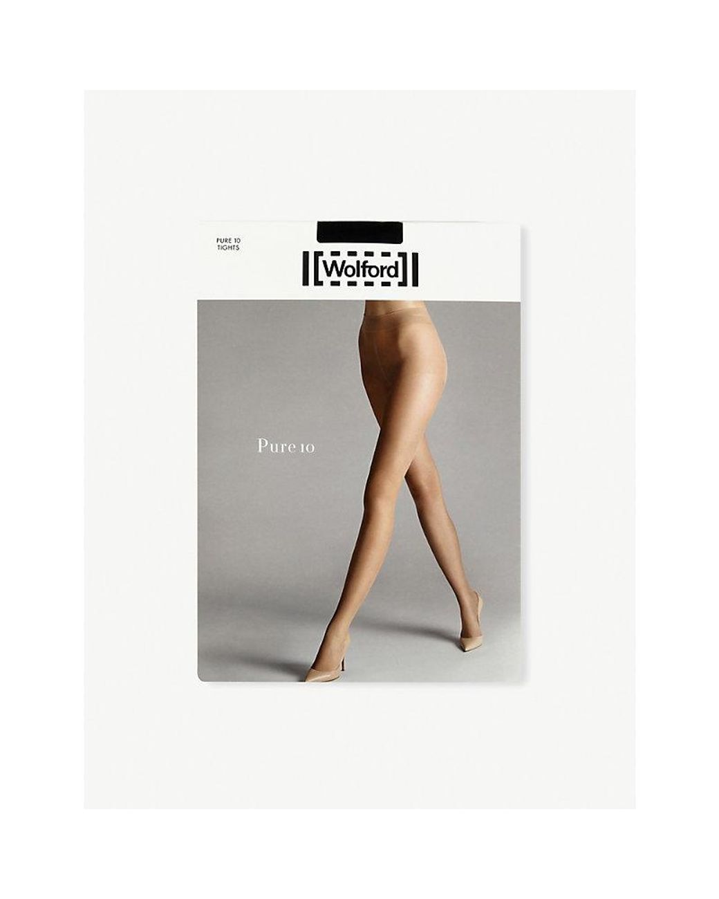 Wolford Black Pure 10 Tights