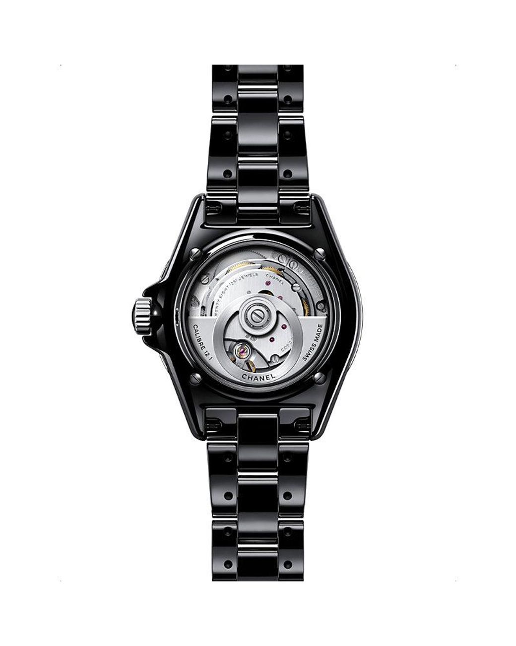 Chanel Black H5702 J12 Automatic Diamond, Ceramic And Steel Watch