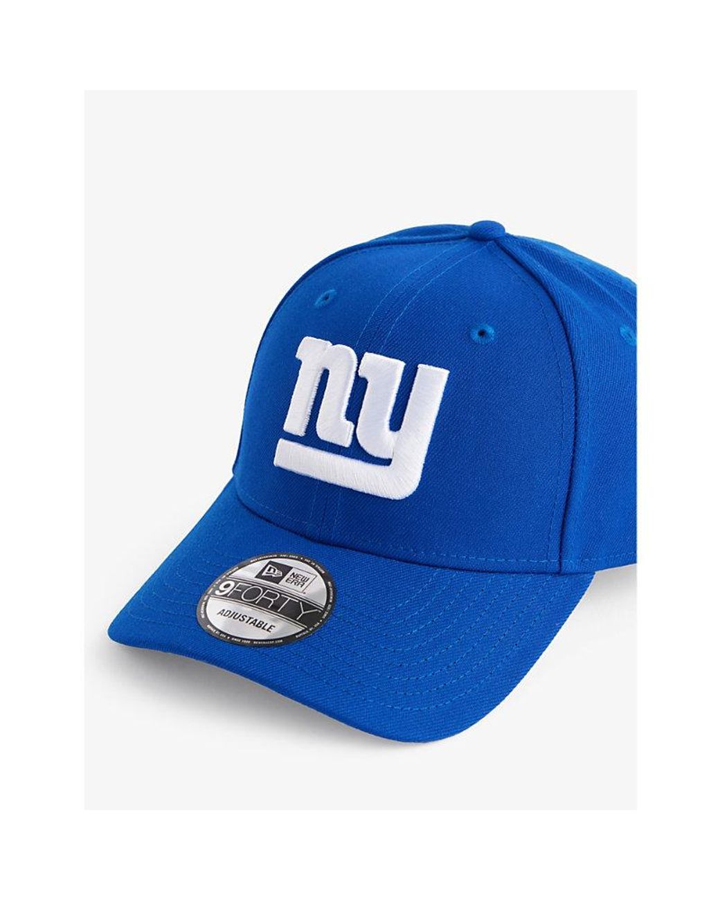 KTZ Ny Giants Logo-embroidered Woven Cap in Blue for Men