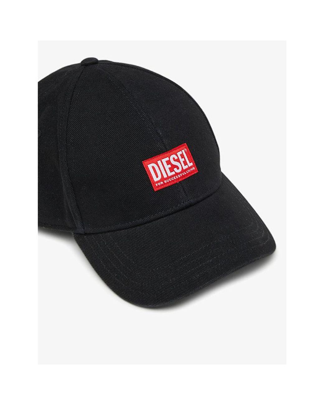 DIESEL Black Caps for men