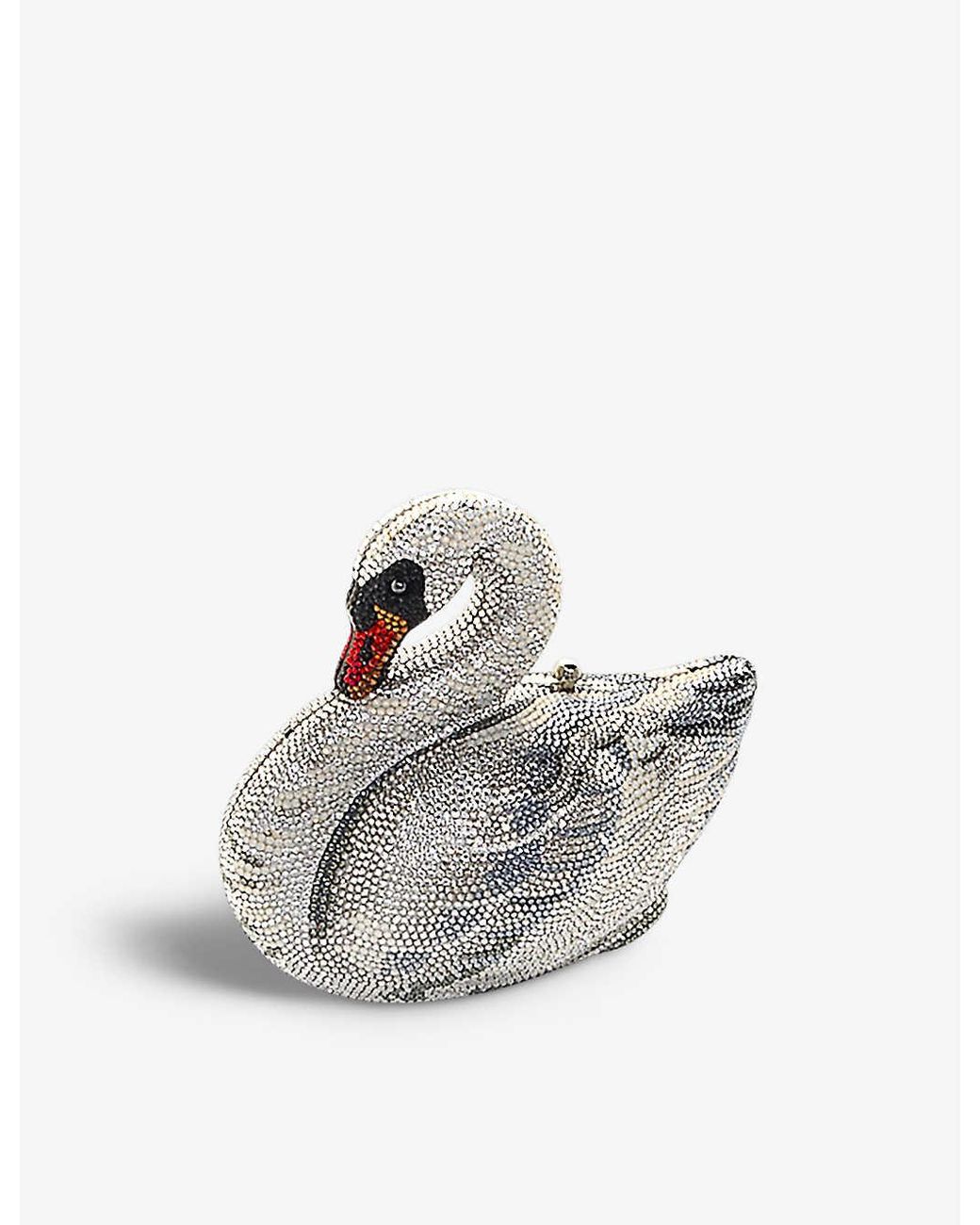  LIUZH Swan Shape Clutch Bag Evening Bag Crystal Clutch