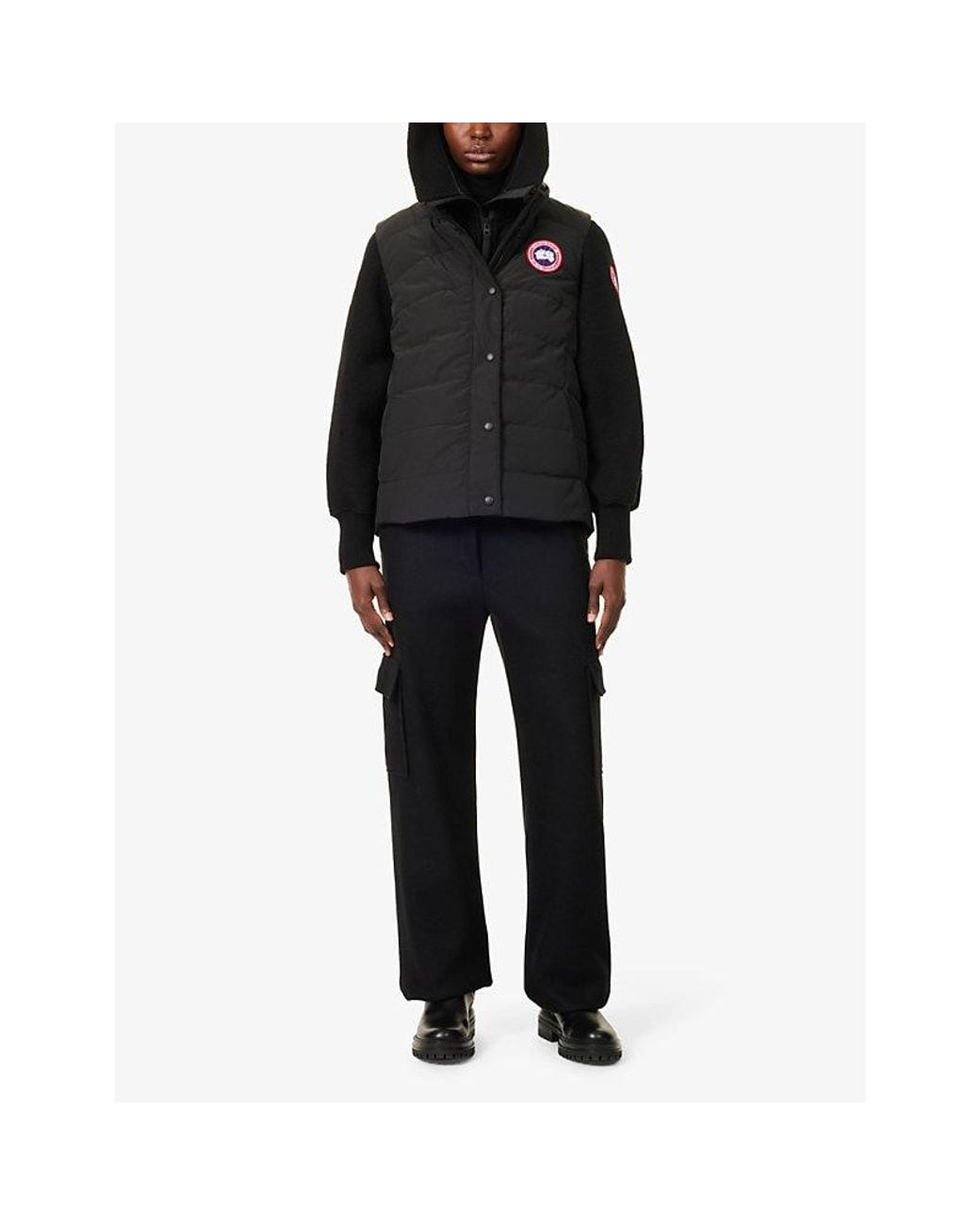 Canada Goose Black Freestyle Padded Slim-Fit Shell-Down Gilet