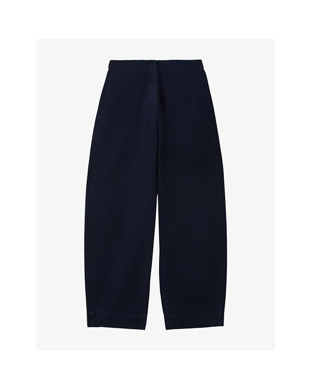 Whistles Blue Barrel High-Rise Denim Trousers