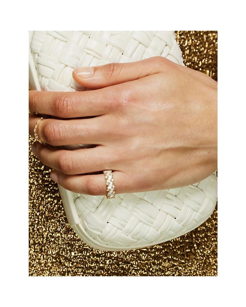 Suzanne Kalan Metallic Firework 18Ct And 2.33Ct Diamond Eternity Ring