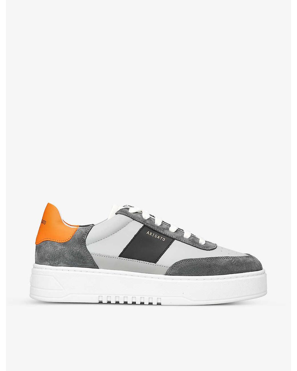 Axel Arigato Orbit Vintage Contrast-panel Leather And Suede Trainers in  White for Men | Lyst