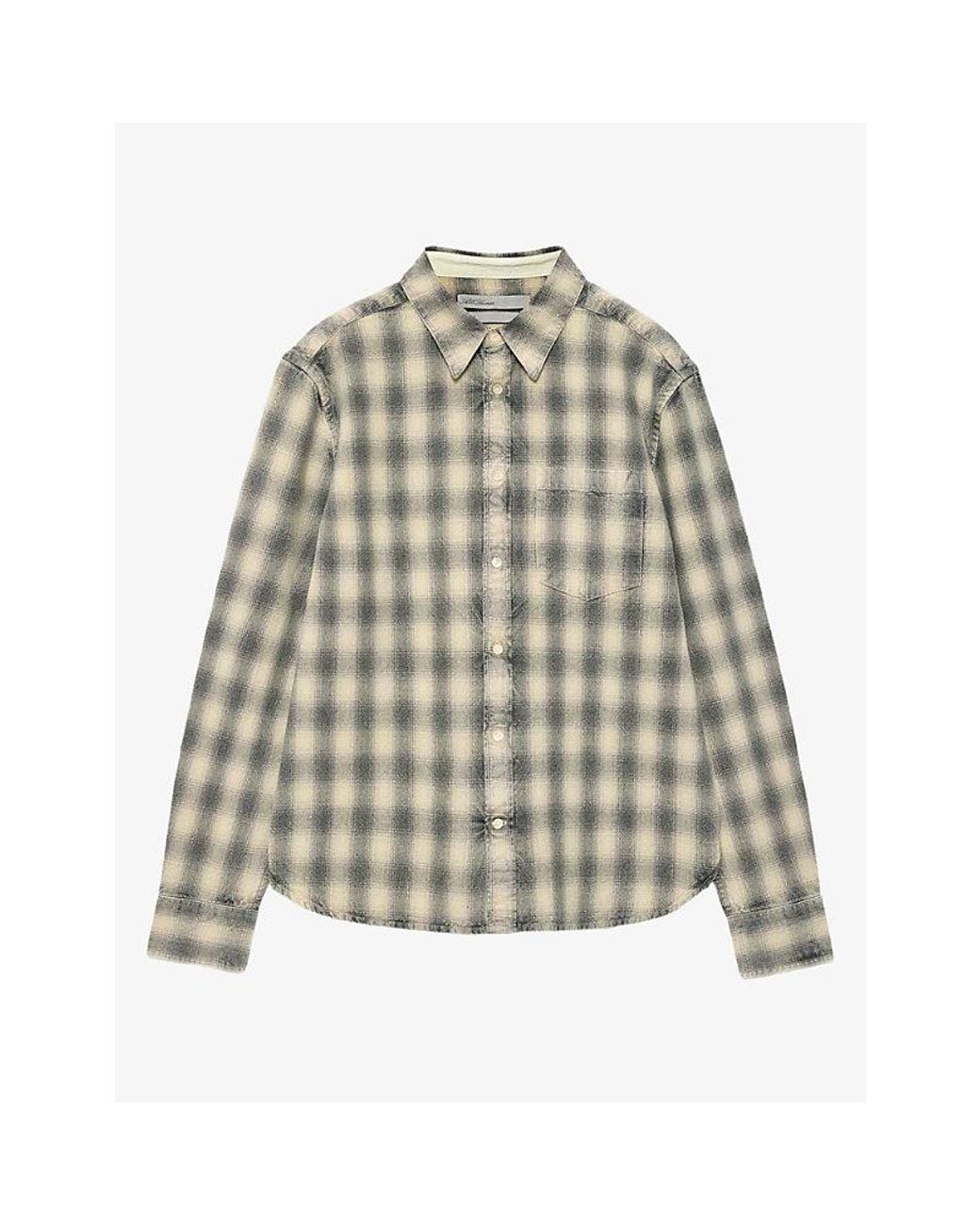 AllSaints Multicolor Bower Checked Long-Sleeve Cotton Shirt for men