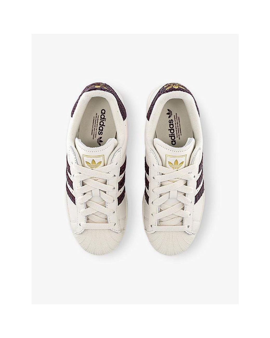 Adidas White Superstar Ii Leather Trainers