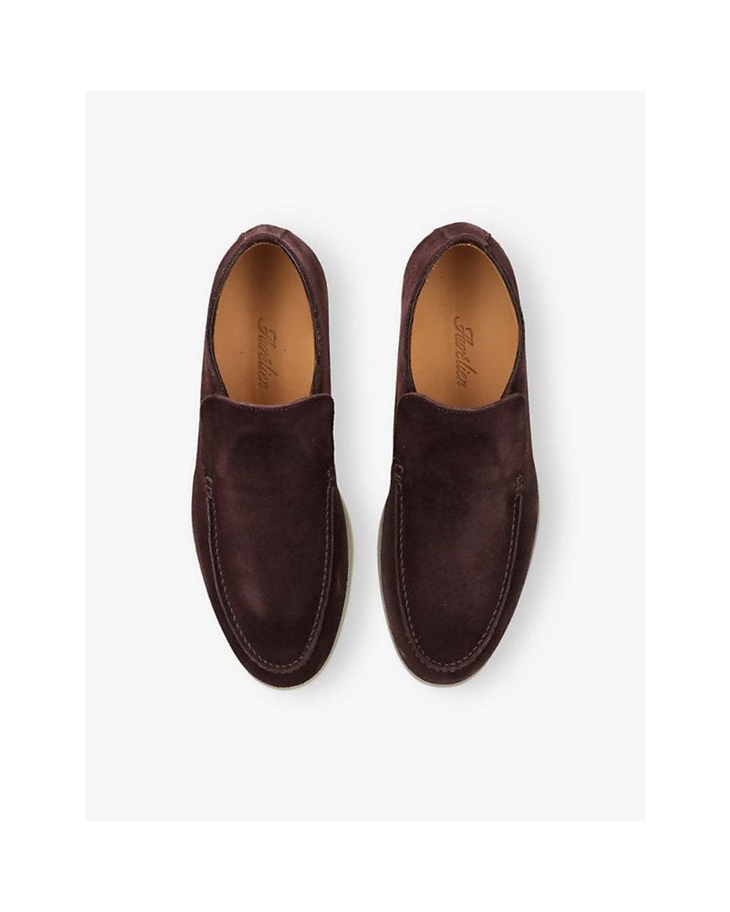 Aurélien Brown City Suede Loafers