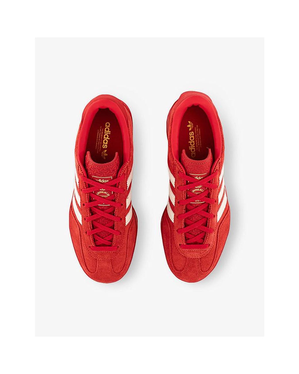 adidas gazelle silver green womens Adidas Women's Triple Platform Core Black / Solar Red Low Top Sneakers