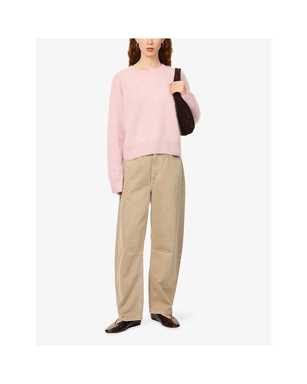 Rag & Bone Pink Jada Cashmere Jumper