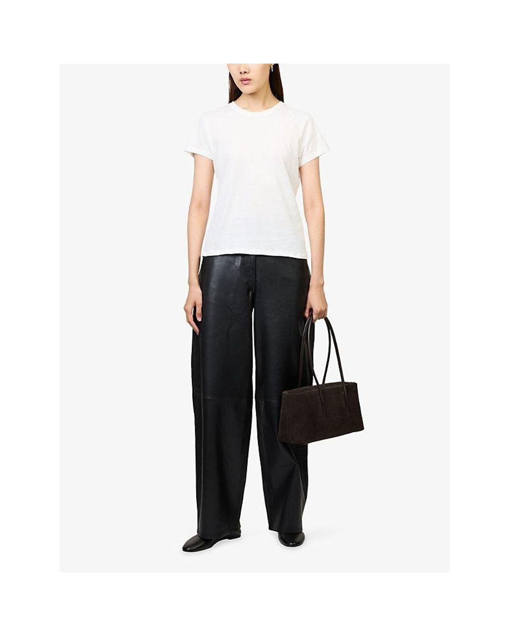 ME+EM White Shrunken Layering Cotton-Jersey T-Shirt