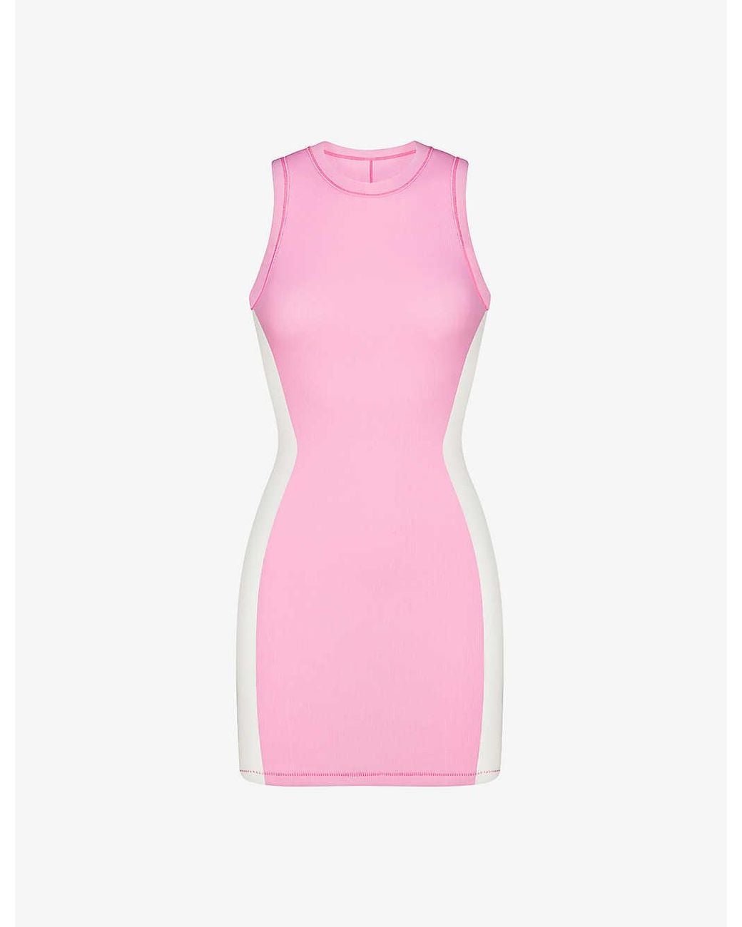 skims stretch cotton rib dress Stunning SKIMS Ribbed Cotton Cami Dress