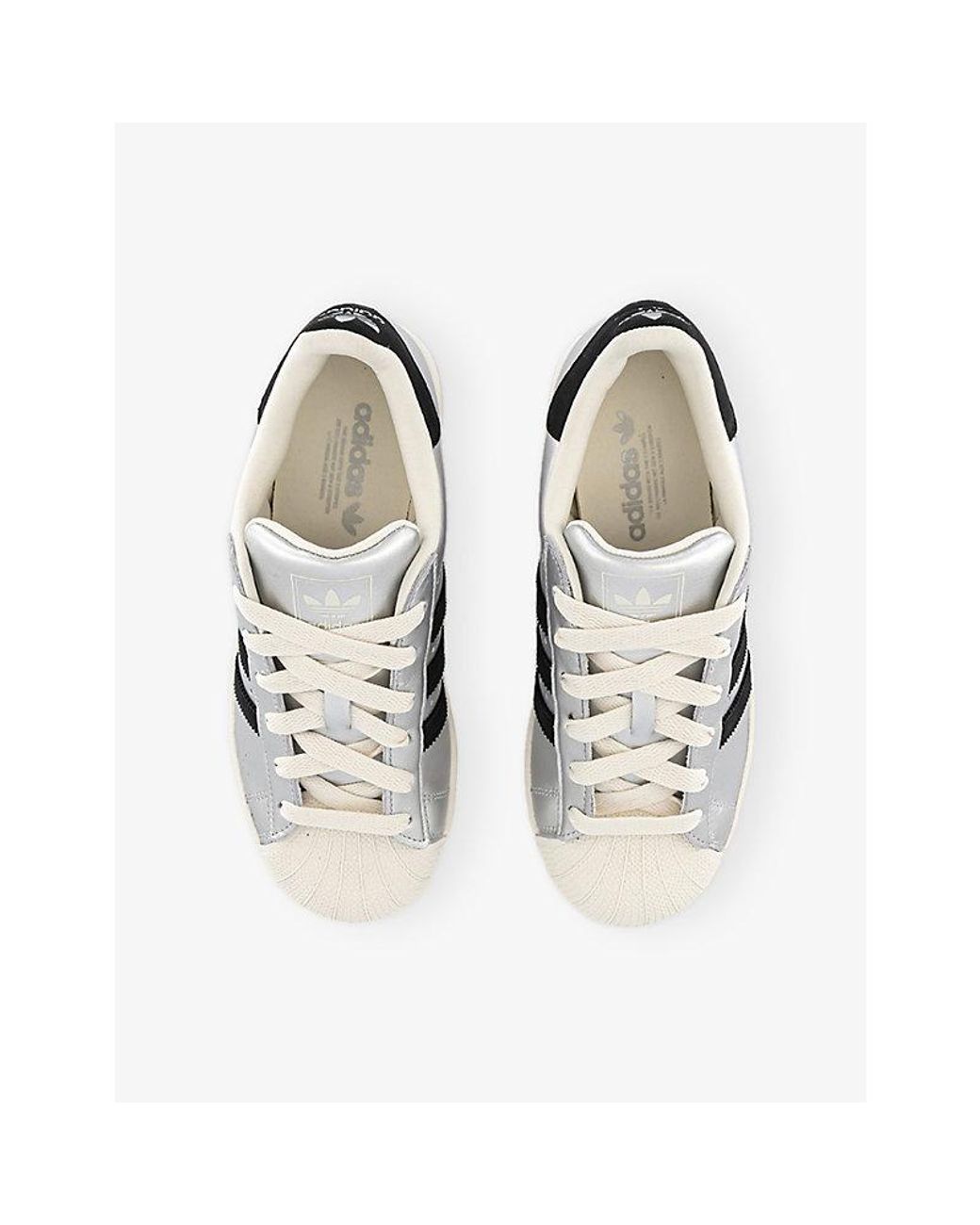 adidas Superstar Ii Woven Metallic Trainers in White | Lyst adidas Superstar Ii Woven Metallic Trainers in White | Lyst