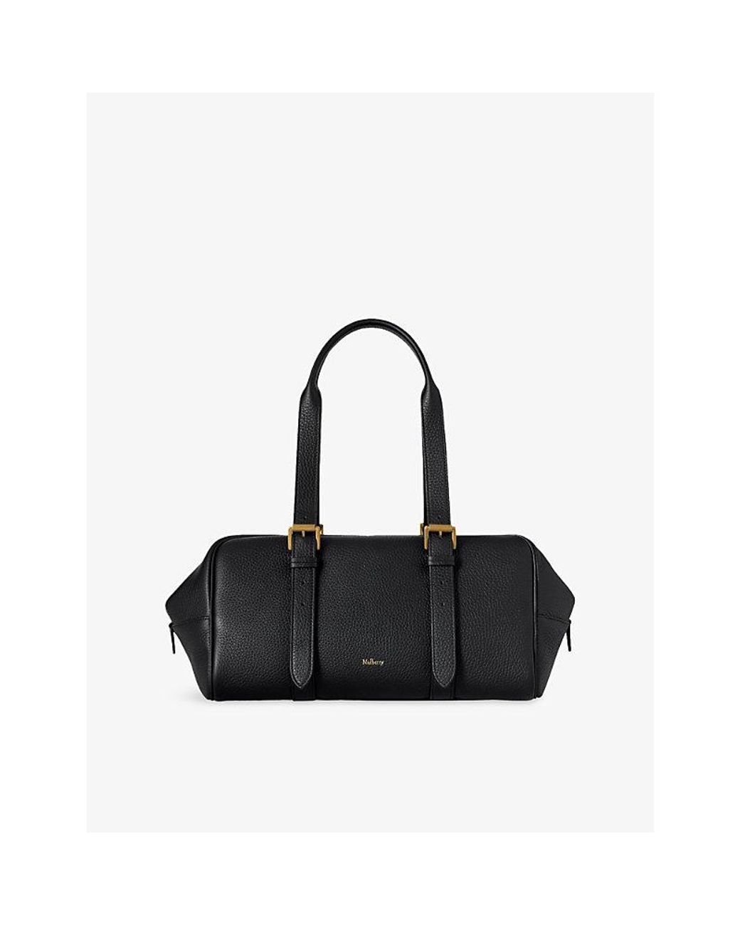 Mulberry Black Boston Leather Shoulder Bag