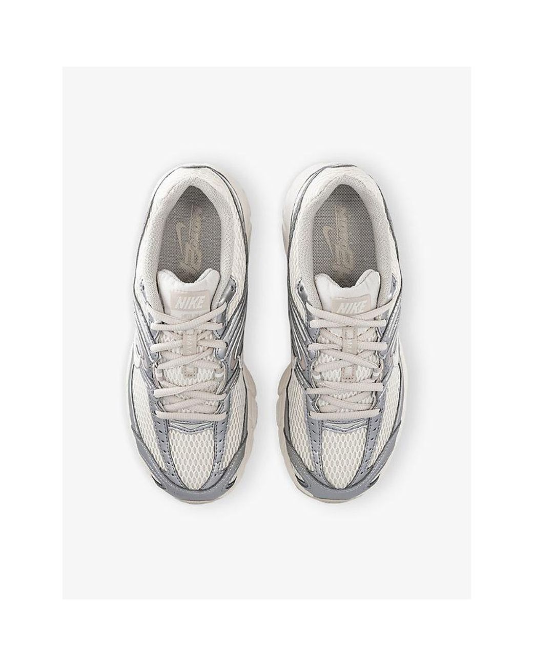 Nike White Air Max Moto 2K Mesh And Faux-Leather Trainers