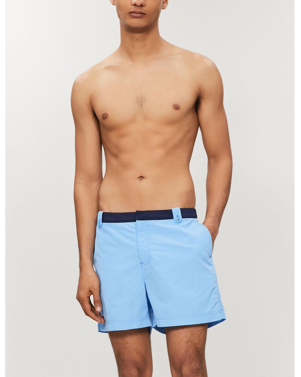 Orlebar Brown X James Bond Setter Thunderball Swim Shorts in Blue for Men |  Lyst